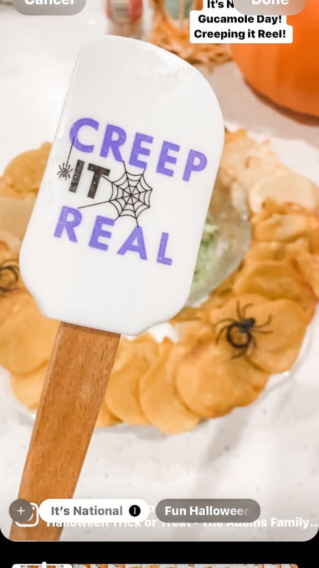 Hey hey Sunshines, creeping it reel! It’s the perfect day for chips and guacamole! 
.
Happy National Guacamole Day! Here is a fun easy yummy Halloween Idea that will be a hit for your party or just good times with your family and friends. #raisinggreatness #raisinggreatnessofficial #lablogger 
.
Recipe: 
•Plain Tortillas Flour or Corn(both) 
•Use Pumpkin Shape cutter or Knife to make by Hand
•Fry in Air Fryer or use good old fashion hot oil and fry for 45 seconds be sure to watch closely … chips! 
. Cut 2 Avocado without seed and whip then add tomatoes, sweet onion, add a little Bailey Rae Cajun, plate, let’s eat! 

.
.
.
.
.
#partyideas #halloweenfood #nationalguacamoleday #avocadolover #blogger #foodie #eatincolor #losangelesblogger #momsthatcook #dipandchips #avocado #cookingmama #blackmoms #halloweenfoodideas #honestlymothering